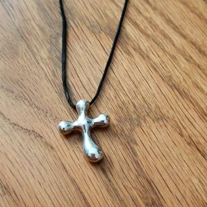 Tiffany's Silver Cross Necklace